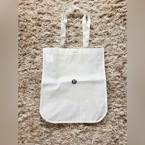 Lululemon White Tote Bag